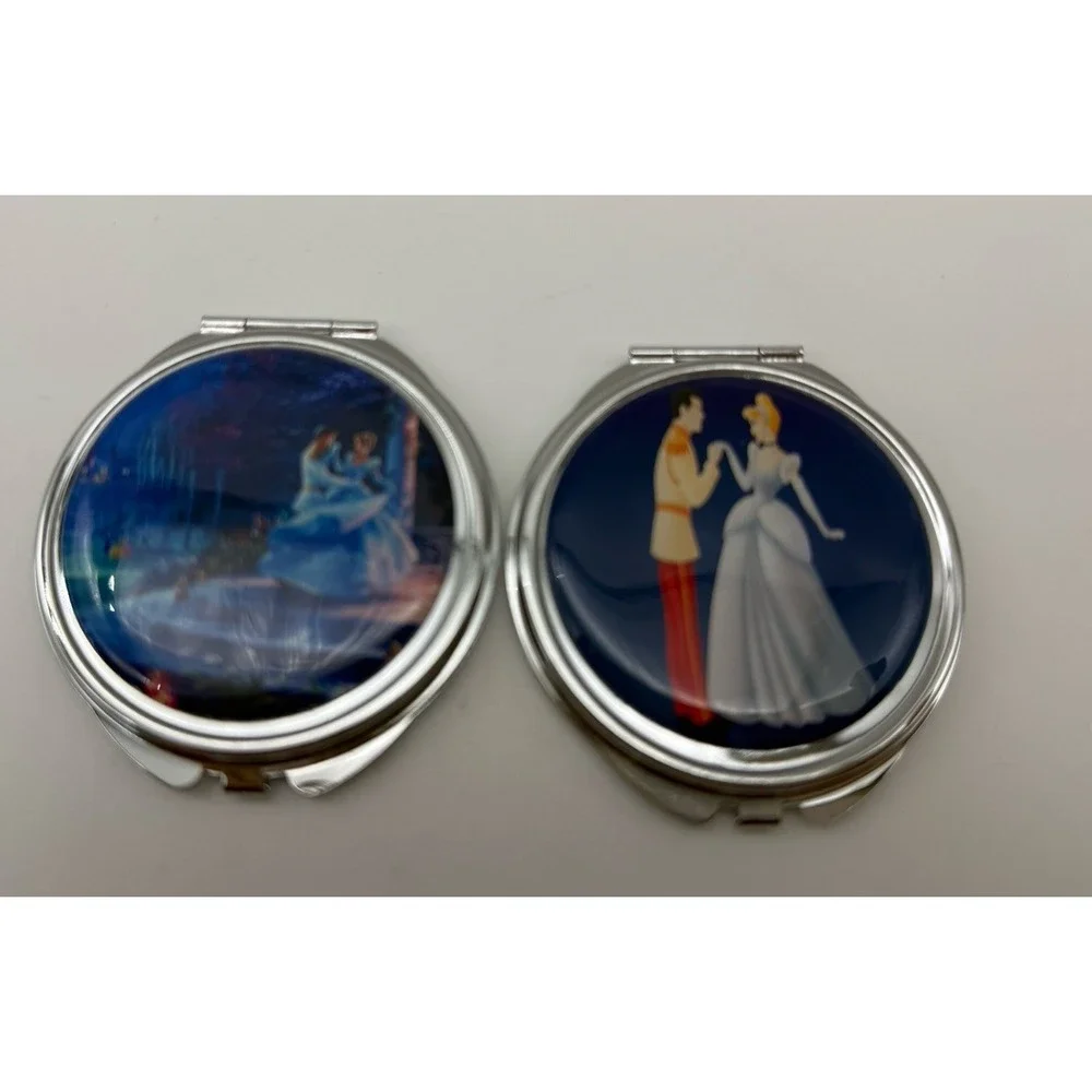 Prince Charming Princesses Disney Beauty Gift Makeup Compact Mirror Lot Of 11